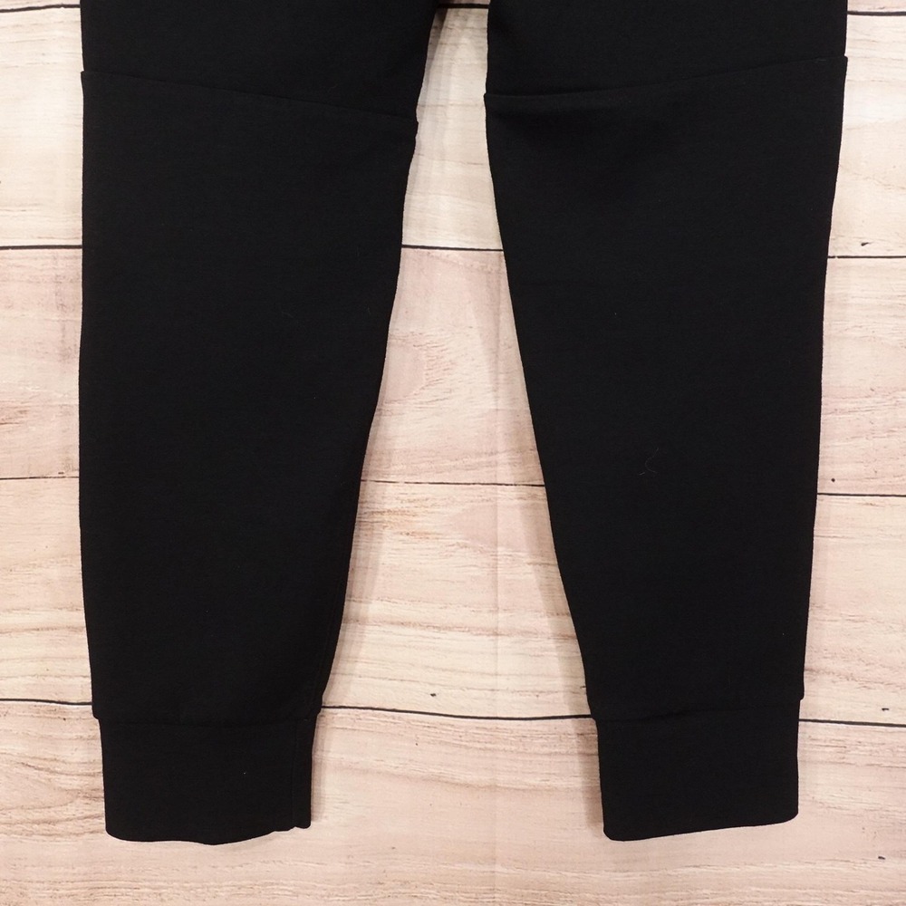 American Eagle Outfitters Sweatpants Mens S Black Fleece Jogger Zip Pocket - Picture 8 of 11
